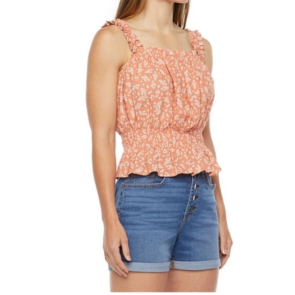 😍NEW| Women’s Square Neck Floral Sleeveless Tank Top - Picture 2 of 7